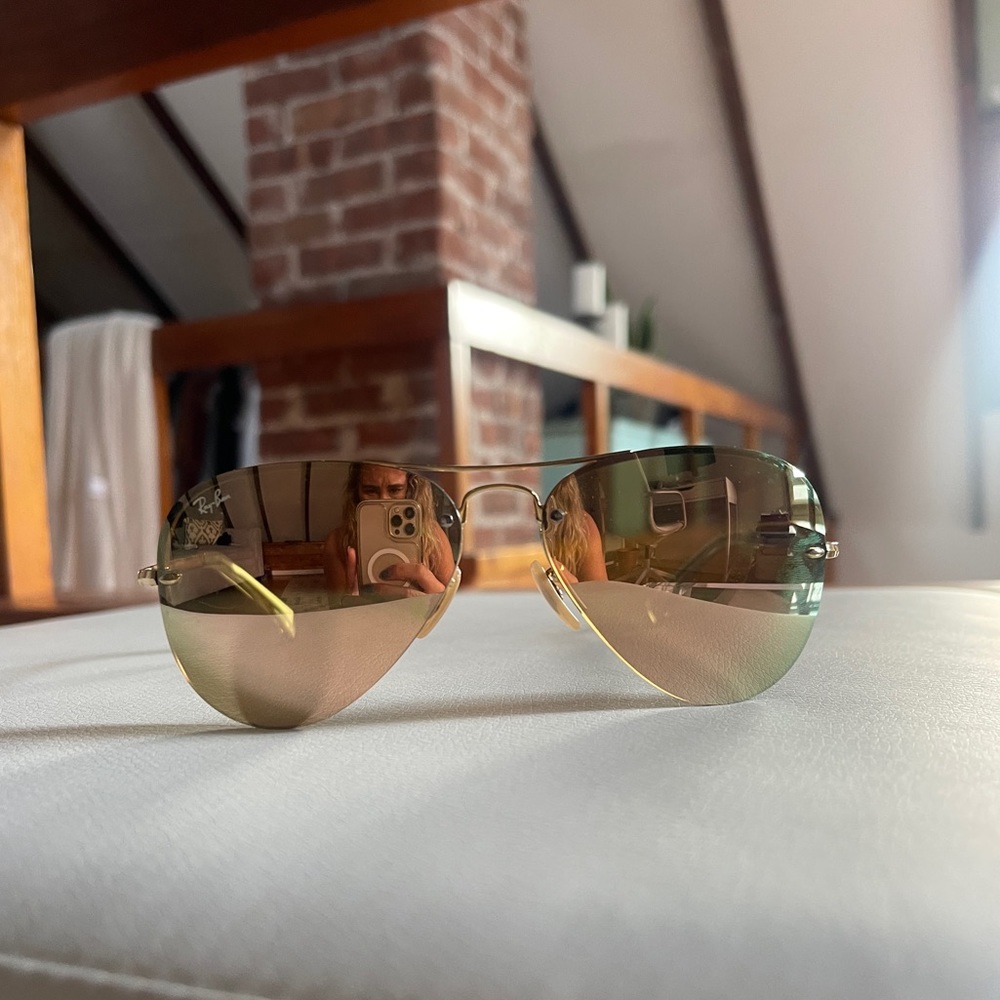 Gold Ray Bans Reflection Mirror Type - image 1